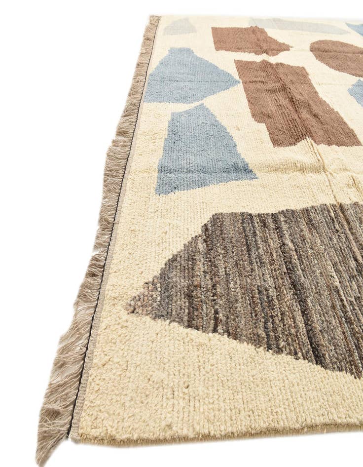 Detail image of  8' 5 x 10' 9  Hand Knotted Moroccan Wool Rug