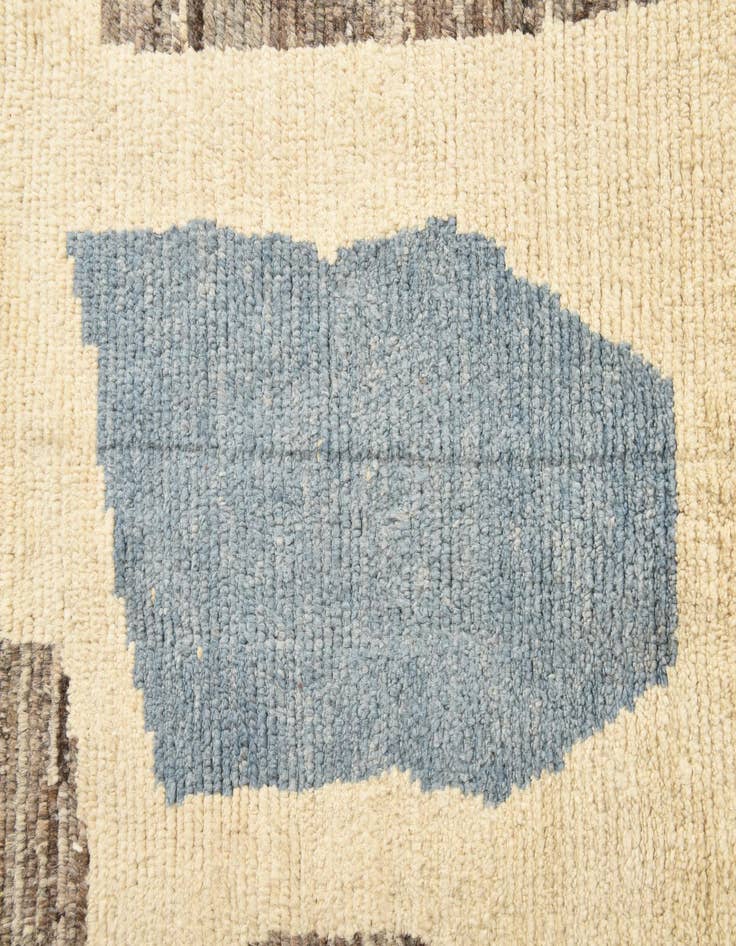 Detail image of  8' 5 x 10' 9  Hand Knotted Moroccan Wool Rug