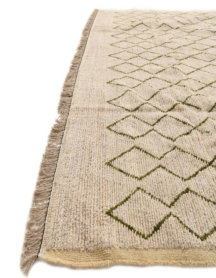 Detail image of  8' 2 x 10' 5  Hand Knotted Moroccan Wool Rug