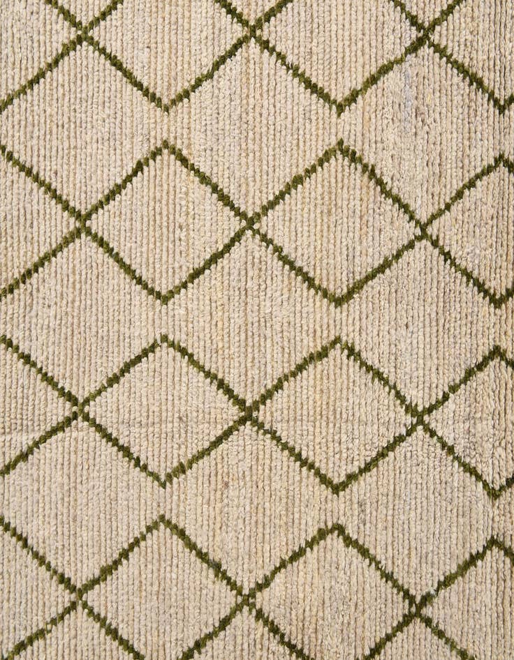 Detail image of  8' 2 x 10' 5  Hand Knotted Moroccan Wool Rug