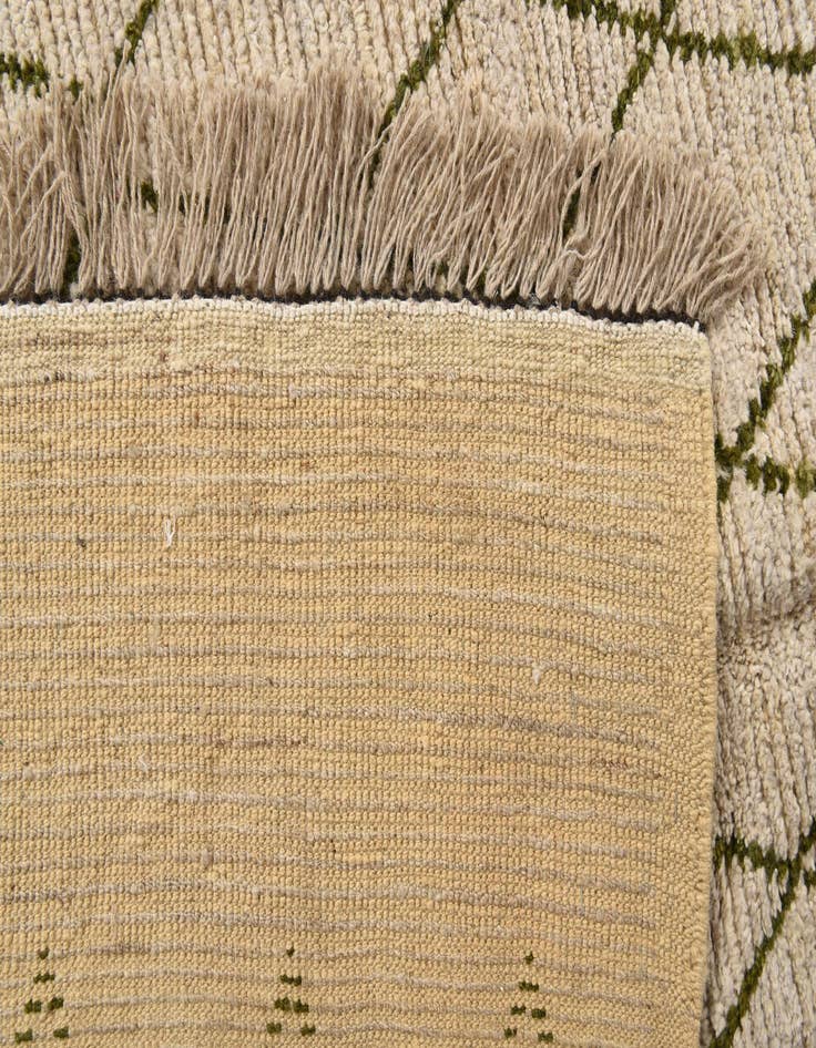 Detail image of  8' 2 x 10' 5  Hand Knotted Moroccan Wool Rug
