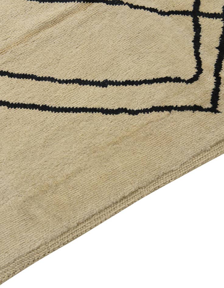 Detail image of  8' x 9' 5  Hand Knotted Moroccan Wool Rug