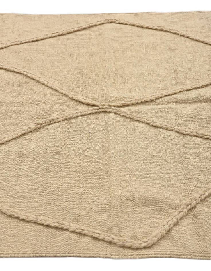 Detail image of  3' 5 x 5' 1  Hand Knotted Moroccan Wool Rug