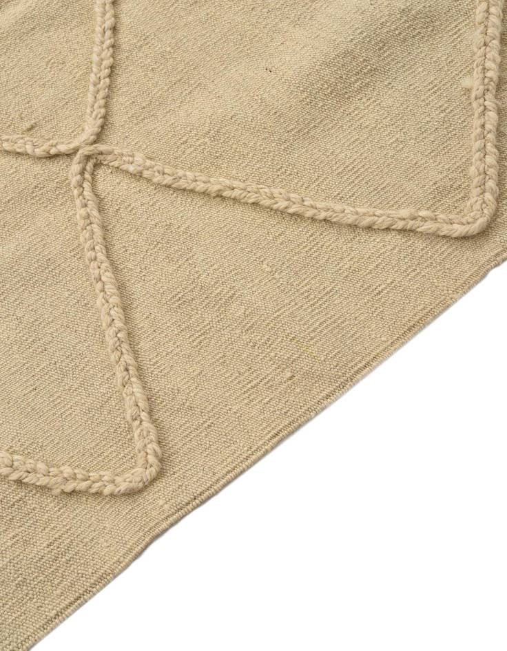 Detail image of  3' 6 x 4' 9  Hand Knotted Moroccan Wool Rug