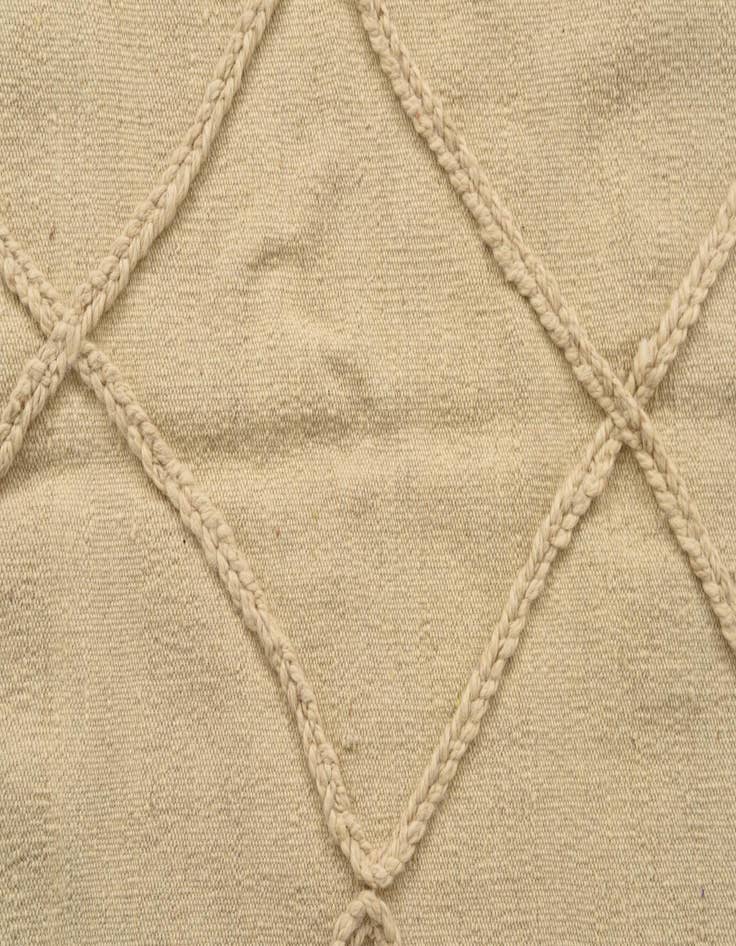 Detail image of  3' 6 x 4' 9  Hand Knotted Moroccan Wool Rug