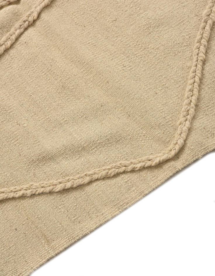 Detail image of  3' 4 x 4' 11  Hand Knotted Moroccan Wool Rug