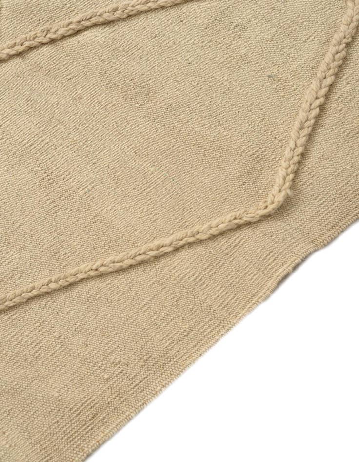 Detail image of  3' 5 x 4' 11  Hand Knotted Moroccan Wool Rug