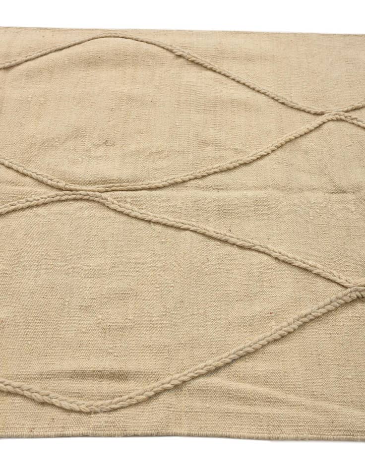 Detail image of  3' 5 x 5' 2  Hand Knotted Moroccan Wool Rug