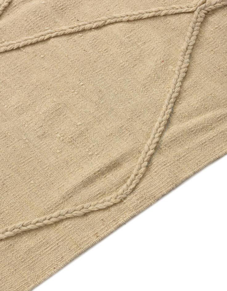 Detail image of  3' 5 x 5' 2  Hand Knotted Moroccan Wool Rug