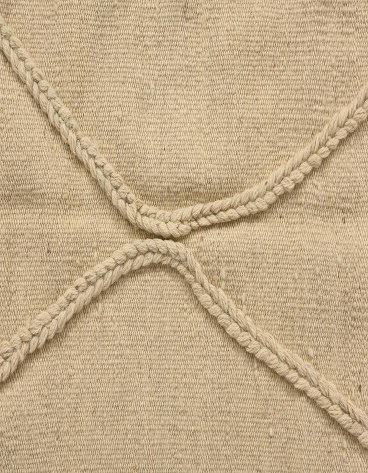 Detail image of  3' 5 x 5' 2  Hand Knotted Moroccan Wool Rug