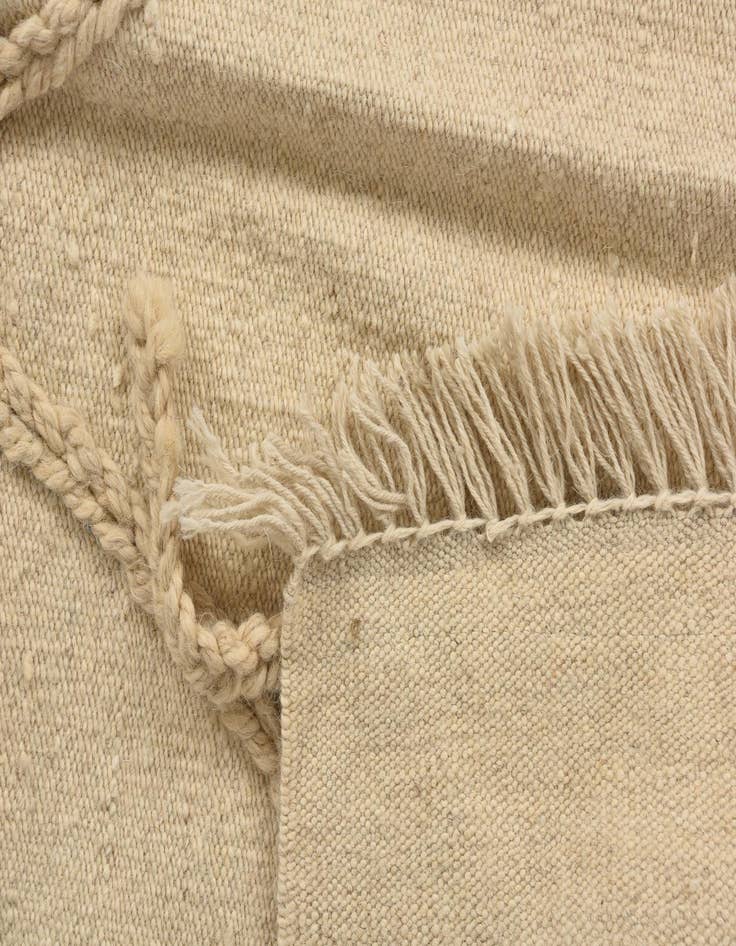 Detail image of  3' 4 x 5'  Hand Knotted Moroccan Wool Rug