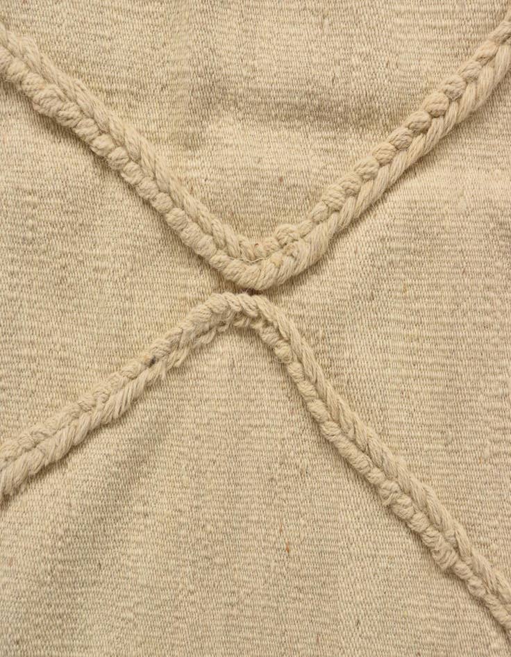 Detail image of  3' 7 x 5' 10  Hand Knotted Moroccan Wool Rug