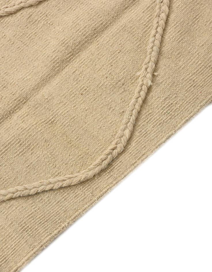 Detail image of  3' 4 x 5' 1  Hand Knotted Moroccan Wool Rug