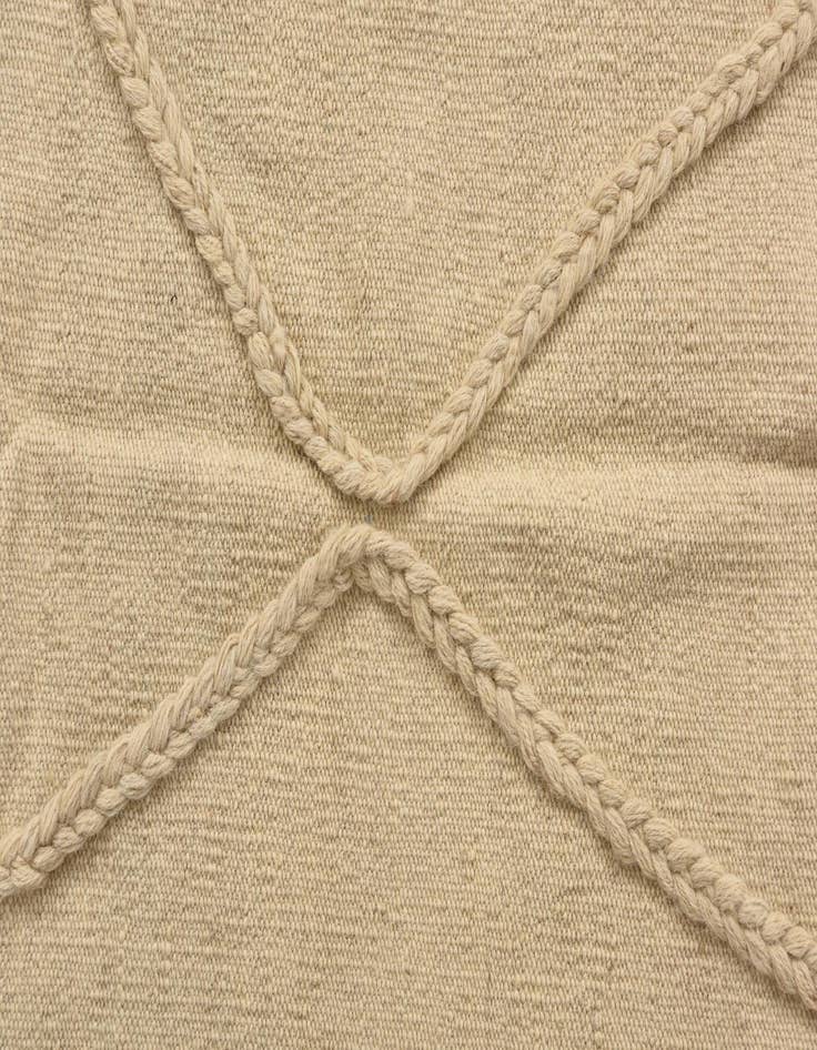 Detail image of  3' 4 x 5' 1  Hand Knotted Moroccan Wool Rug