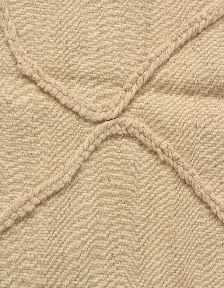 Detail image of  3' 6 x 4' 11  Hand Knotted Moroccan Wool Rug