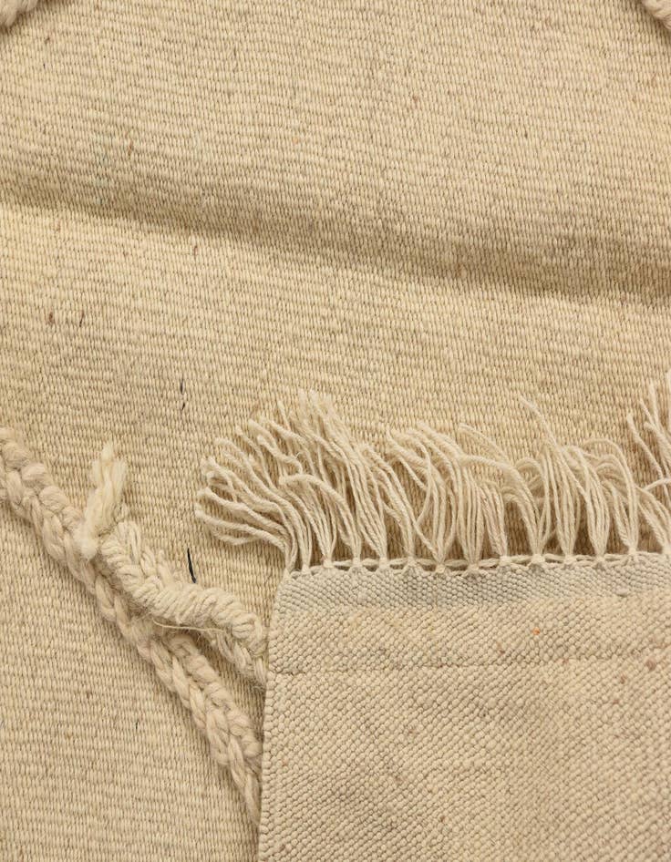 Detail image of  3' 6 x 4' 11  Hand Knotted Moroccan Wool Rug