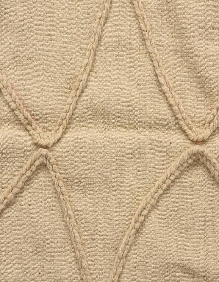 Detail image of  3' 6 x 4' 11  Hand Knotted Moroccan Wool Rug