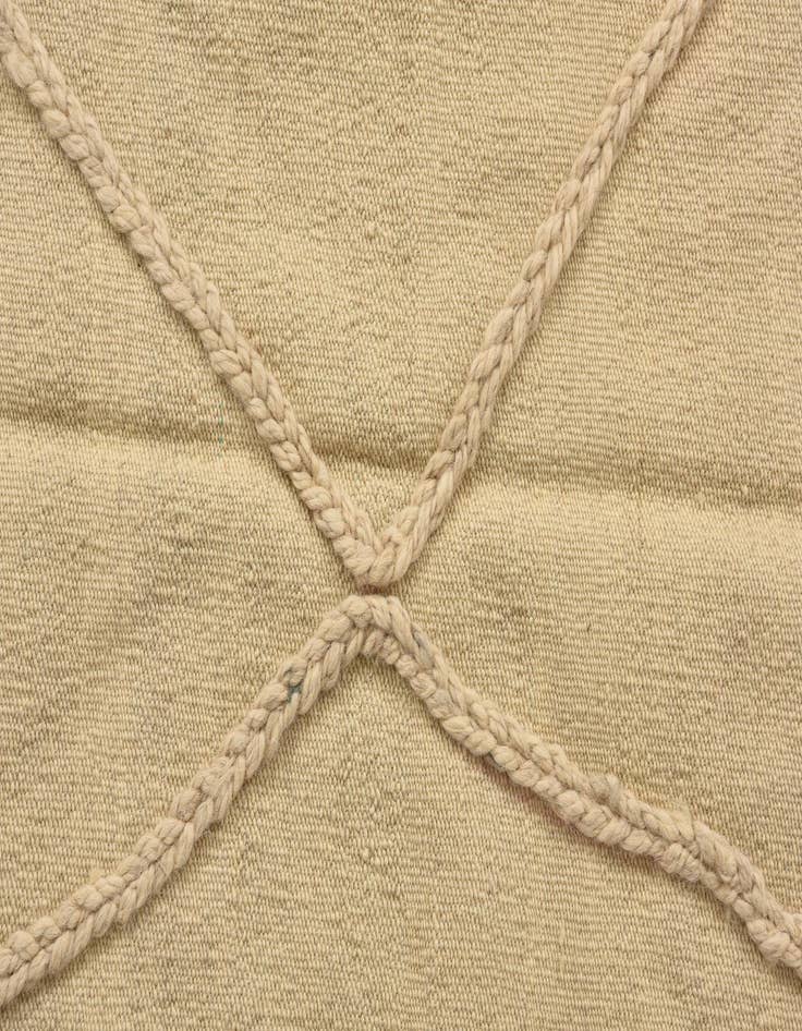 Detail image of  3' 8 x 4' 10  Hand Knotted Moroccan Wool Rug