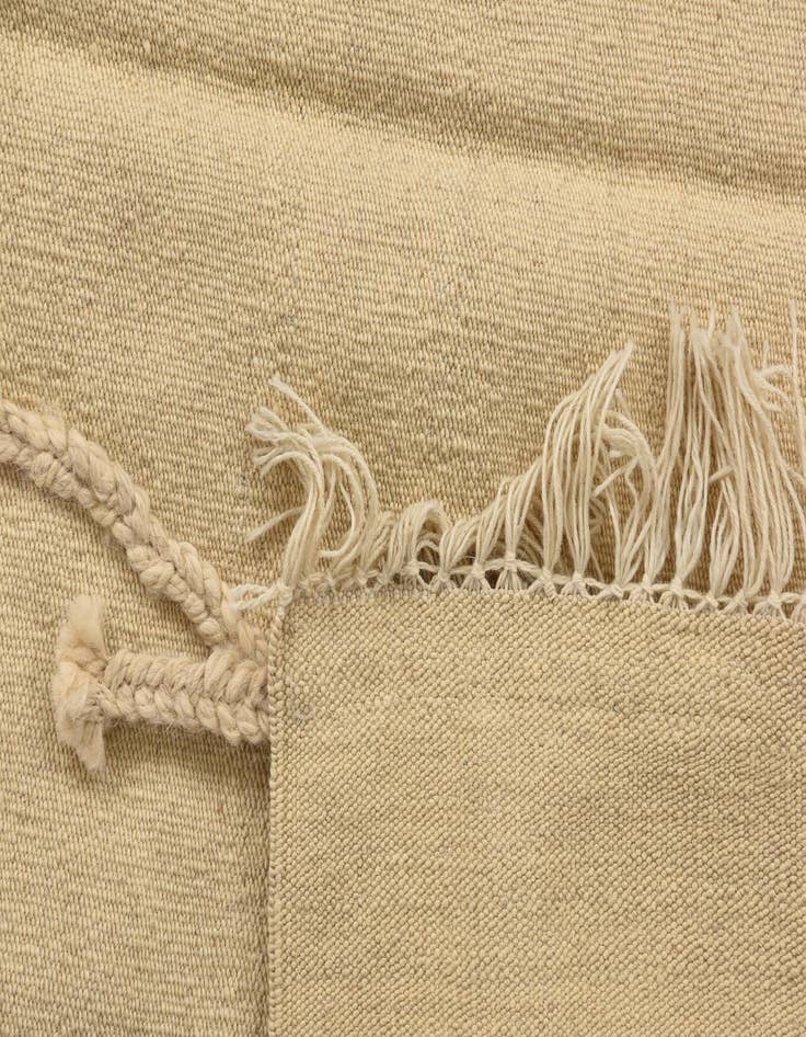 Detail image of  3' 8 x 4' 10  Hand Knotted Moroccan Wool Rug