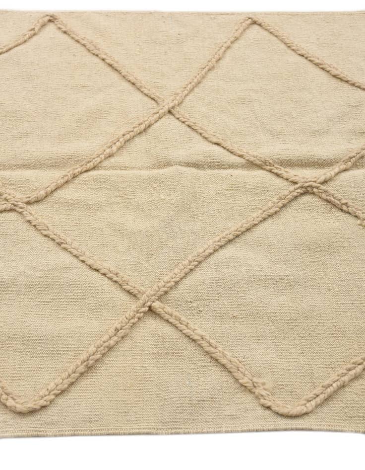 Detail image of  3' 7 x 5' 1  Hand Knotted Moroccan Wool Rug