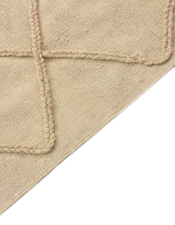 Detail image of  3' 7 x 5' 1  Hand Knotted Moroccan Wool Rug