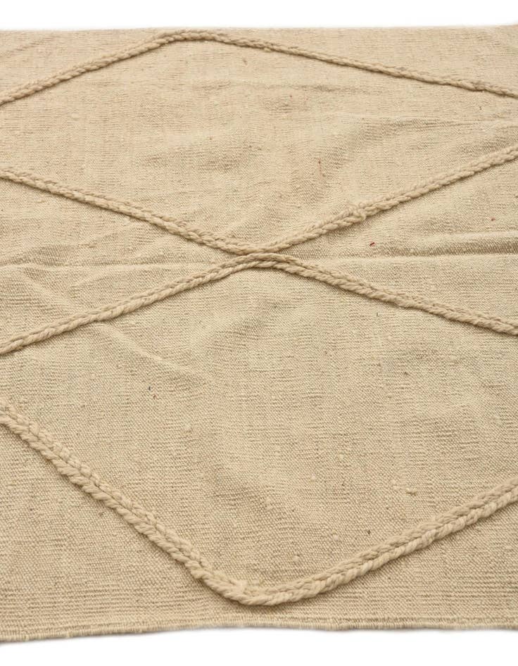 Detail image of  3' 7 x 4' 11  Hand Knotted Moroccan Wool Rug