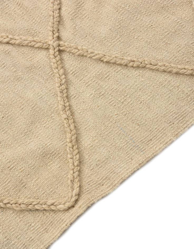 Detail image of  3' 6 x 4' 10  Hand Knotted Moroccan Wool Rug