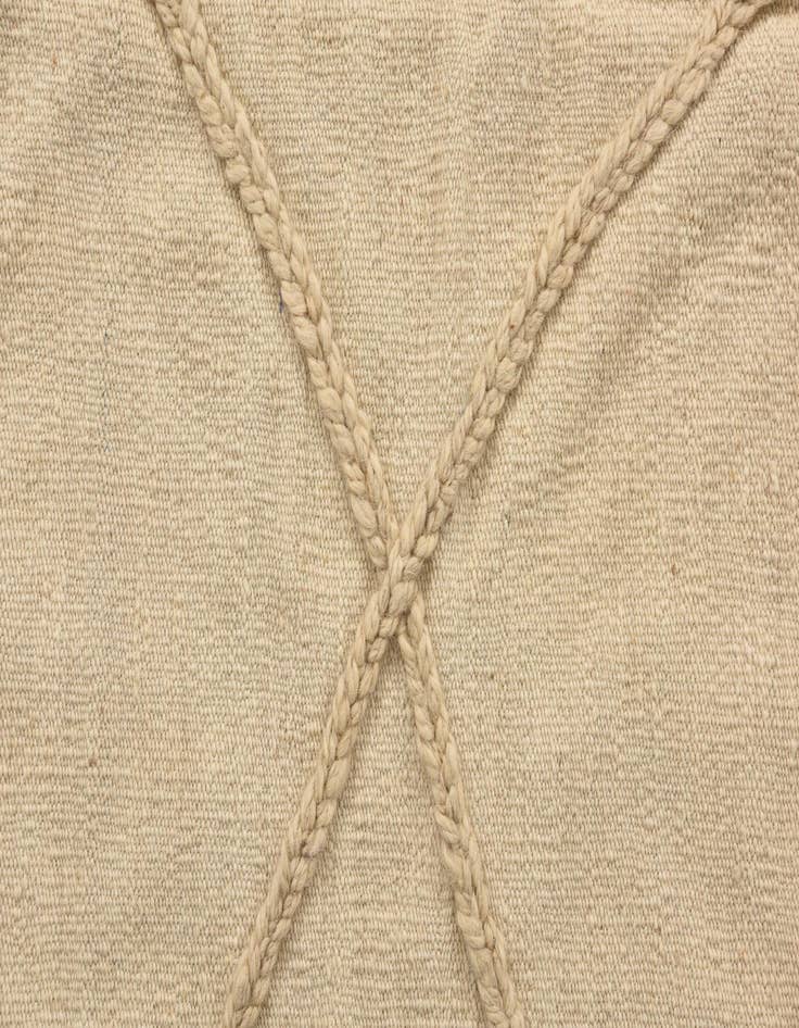 Detail image of  3' 6 x 4' 10  Hand Knotted Moroccan Wool Rug