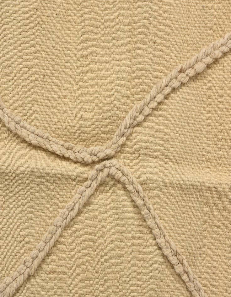 Detail image of  3' 6 x 4' 10  Hand Knotted Moroccan Wool Rug