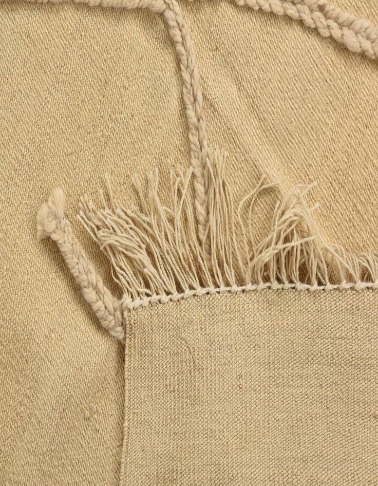 Detail image of  3' 6 x 4' 10  Hand Knotted Moroccan Wool Rug