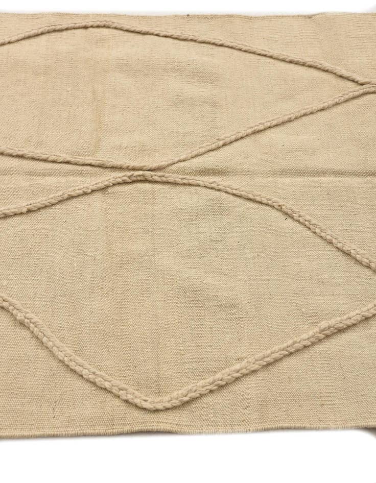 Detail image of  3' 4 x 5' 1  Hand Knotted Moroccan Wool Rug