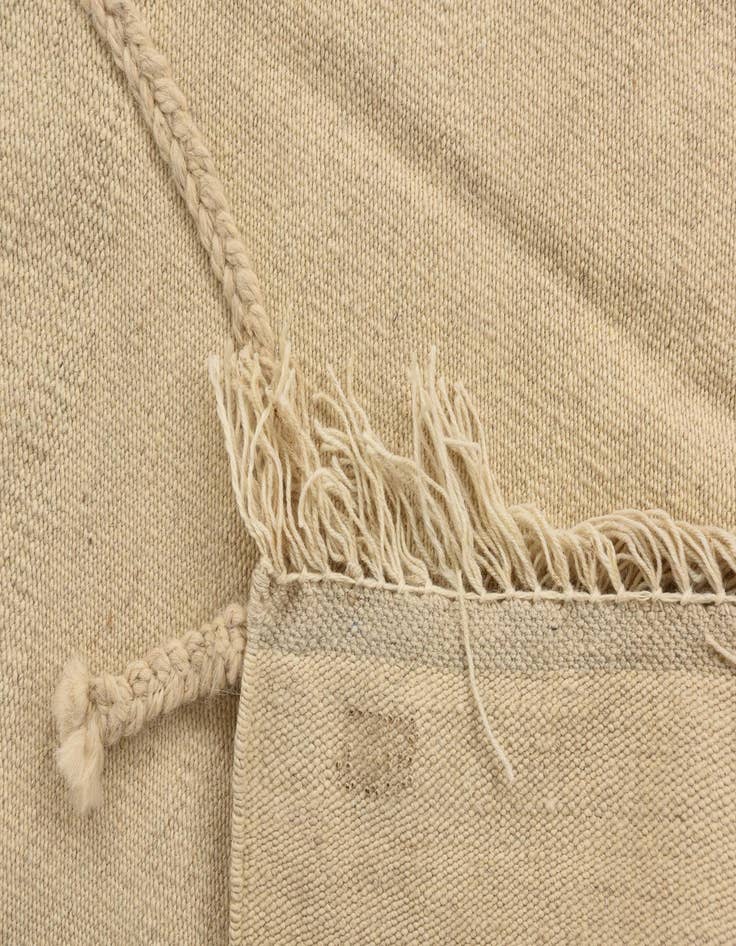 Detail image of  3' 4 x 5' 1  Hand Knotted Moroccan Wool Rug