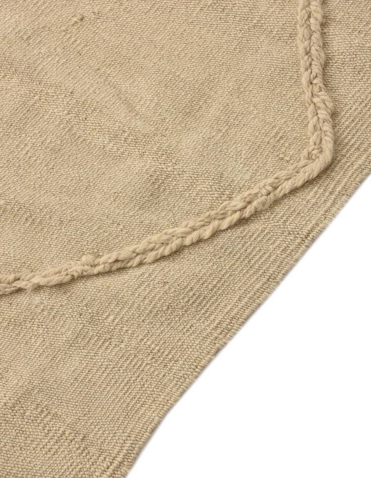 Detail image of  3' 4 x 4' 9  Hand Knotted Moroccan Wool Rug