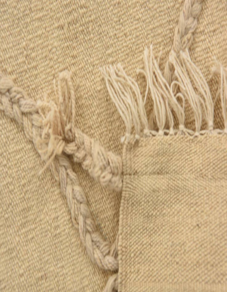 Detail image of  3' 5 x 4' 10  Hand Knotted Moroccan Wool Rug