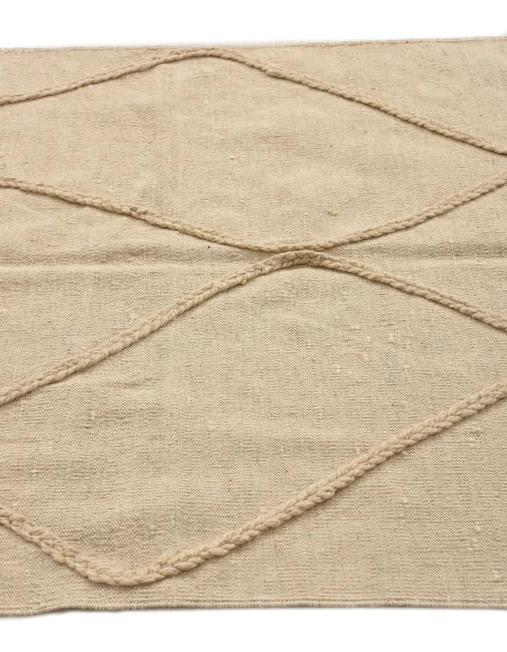 Detail image of  3' 6 x 5' 2  Hand Knotted Moroccan Wool Rug