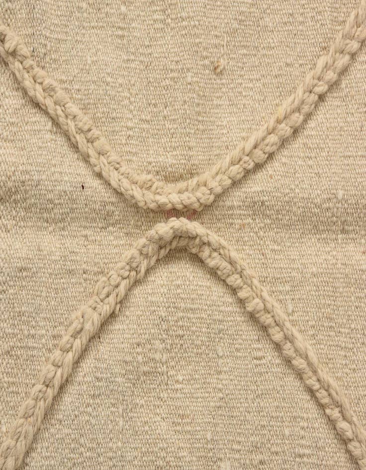 Detail image of  3' 6 x 5' 2  Hand Knotted Moroccan Wool Rug