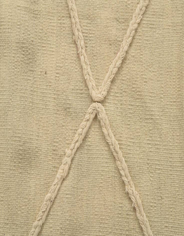 Detail image of  5' 7 x 7' 9  Hand Knotted Moroccan Wool Rug