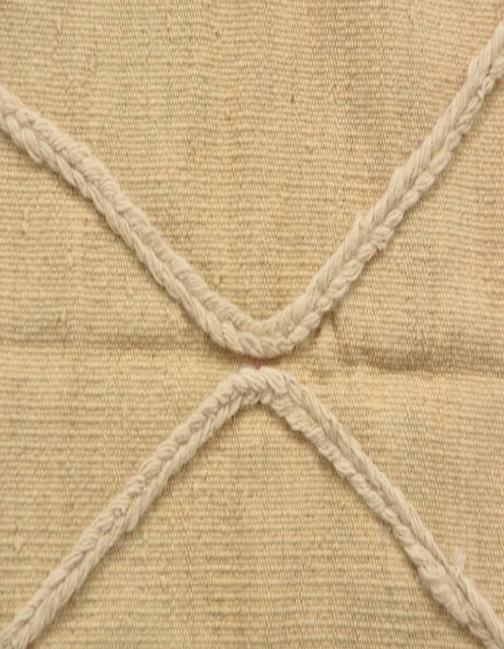 Detail image of  3' 5 x 4' 11  Hand Knotted Moroccan Wool Rug