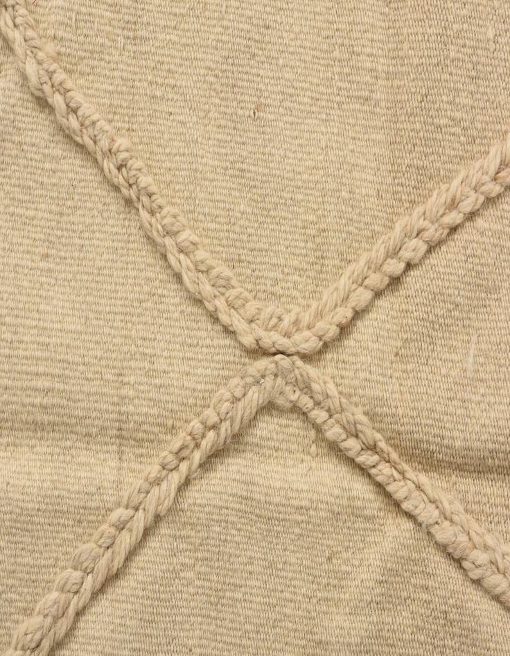 Detail image of  3' 4 x 5' 1  Hand Knotted Moroccan Wool Rug