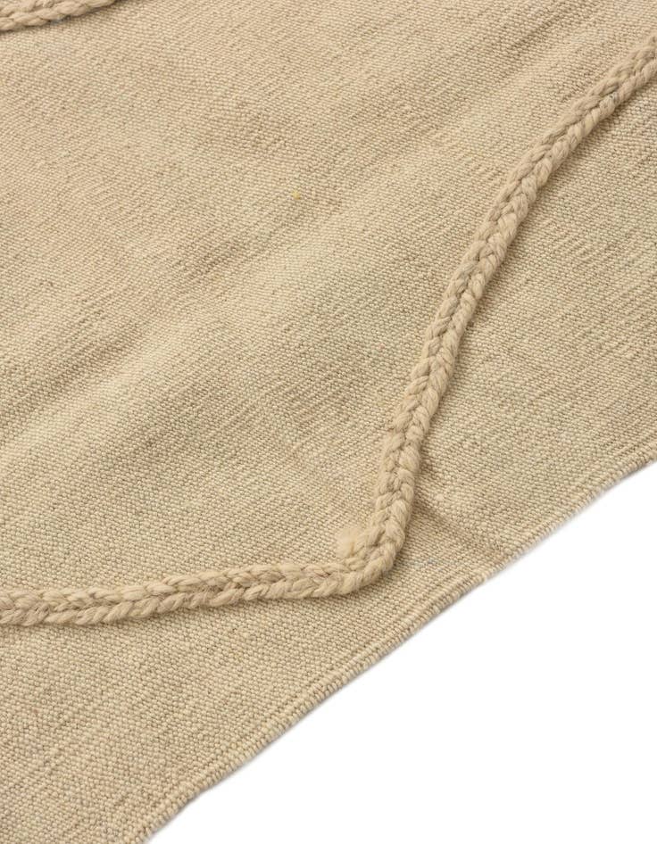 Detail image of  3' 4 x 4' 11  Hand Knotted Moroccan Wool Rug