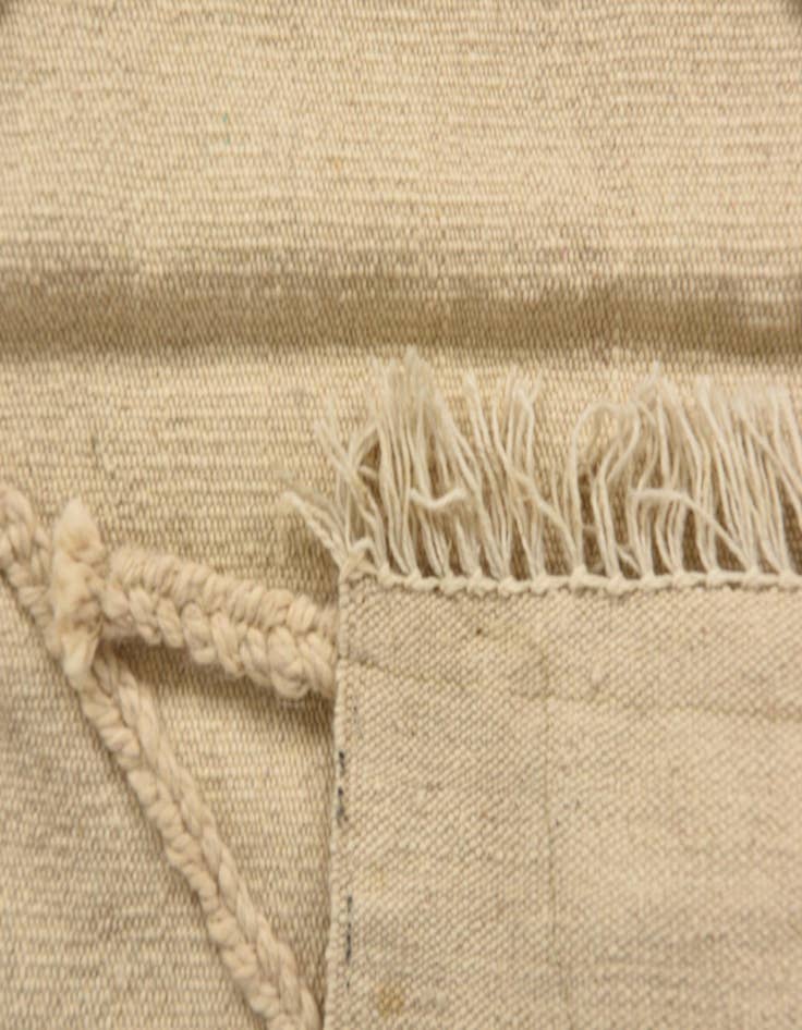 Detail image of  3' 4 x 4' 9  Hand Knotted Moroccan Wool Rug