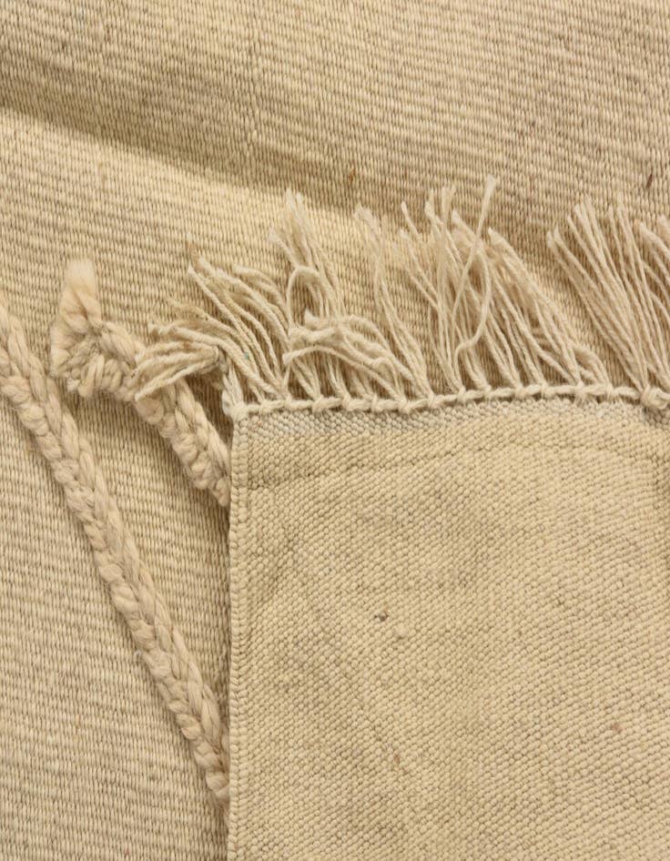 Detail image of  3' 4 x 4' 11  Hand Knotted Moroccan Wool Rug