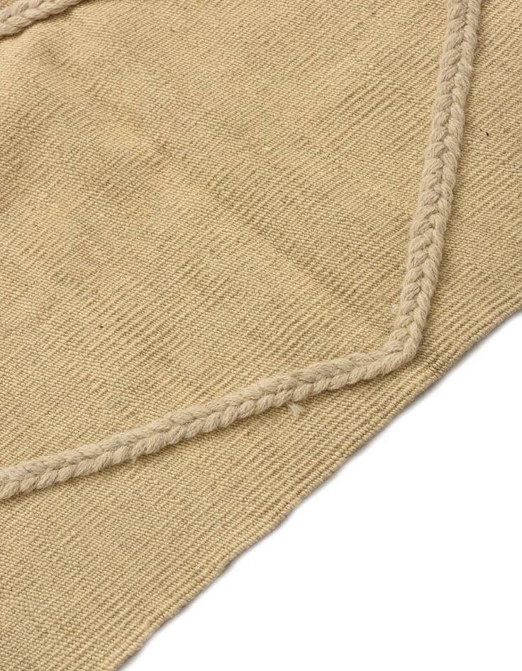 Detail image of  3' 5 x 4' 11  Hand Knotted Moroccan Wool Rug