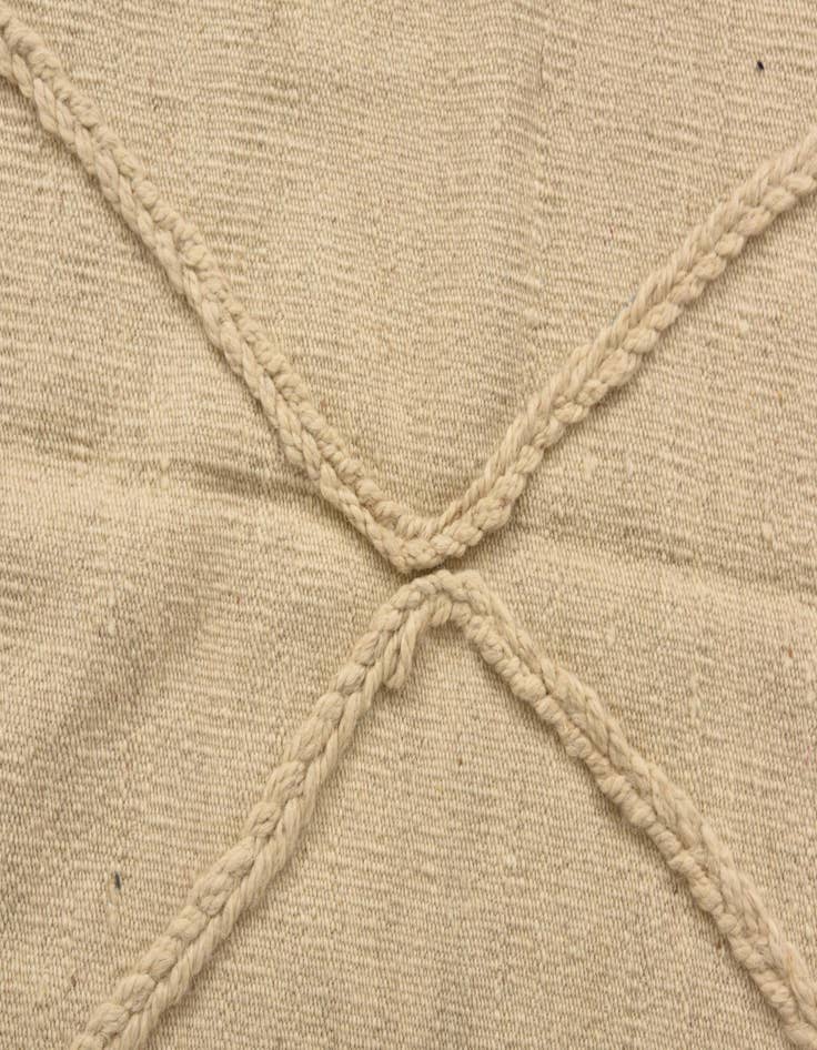 Detail image of  3' 7 x 4' 10  Hand Knotted Moroccan Wool Rug