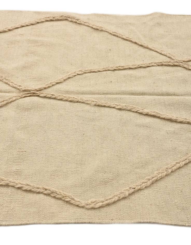 Detail image of  3' 4 x 5' 1  Hand Knotted Moroccan Wool Rug