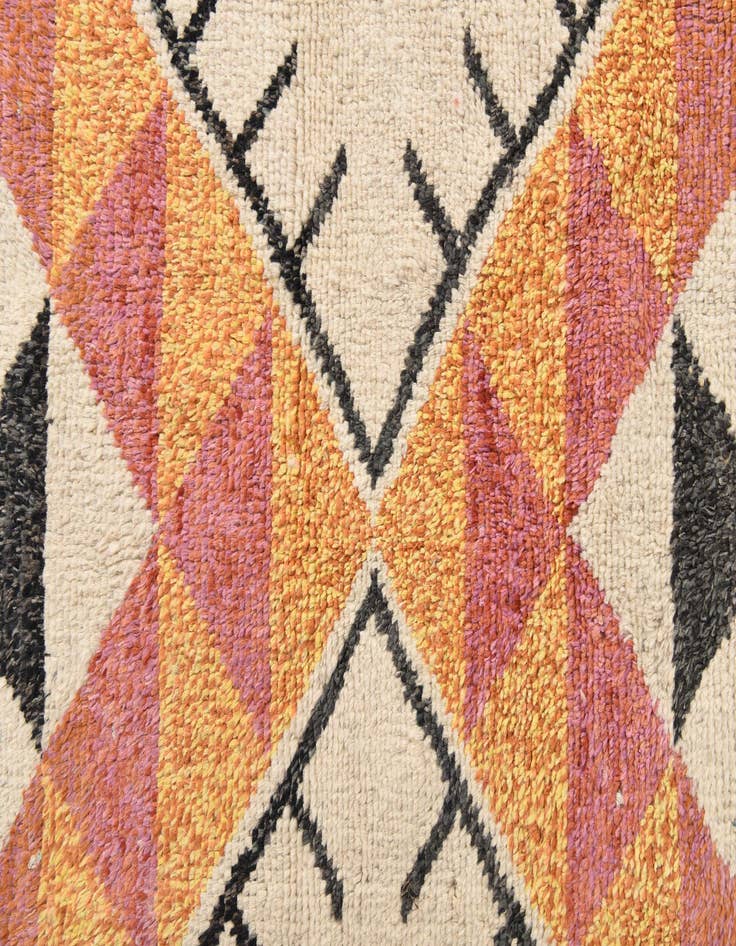 Detail image of  9' 4 x 13' 2  Hand Knotted Moroccan Wool Rug