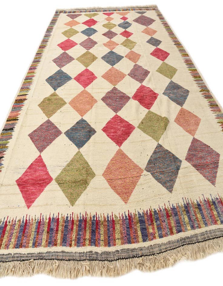 Detail image of  12' x 15' 9  Hand Knotted Moroccan Wool Rug