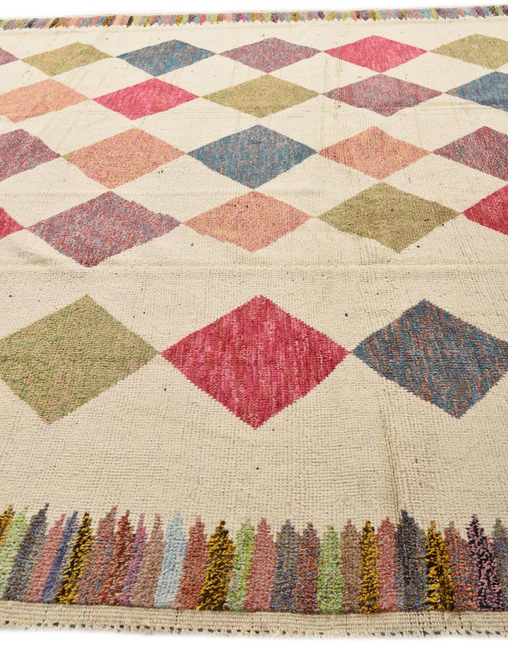 Detail image of  12' x 15' 9  Hand Knotted Moroccan Wool Rug