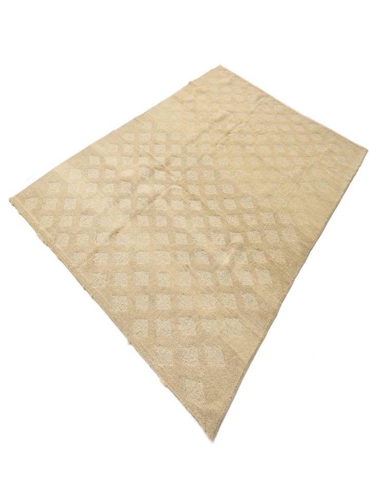 Detail image of  6' 3 x 9' 4  Hand Knotted Moroccan Wool Rug