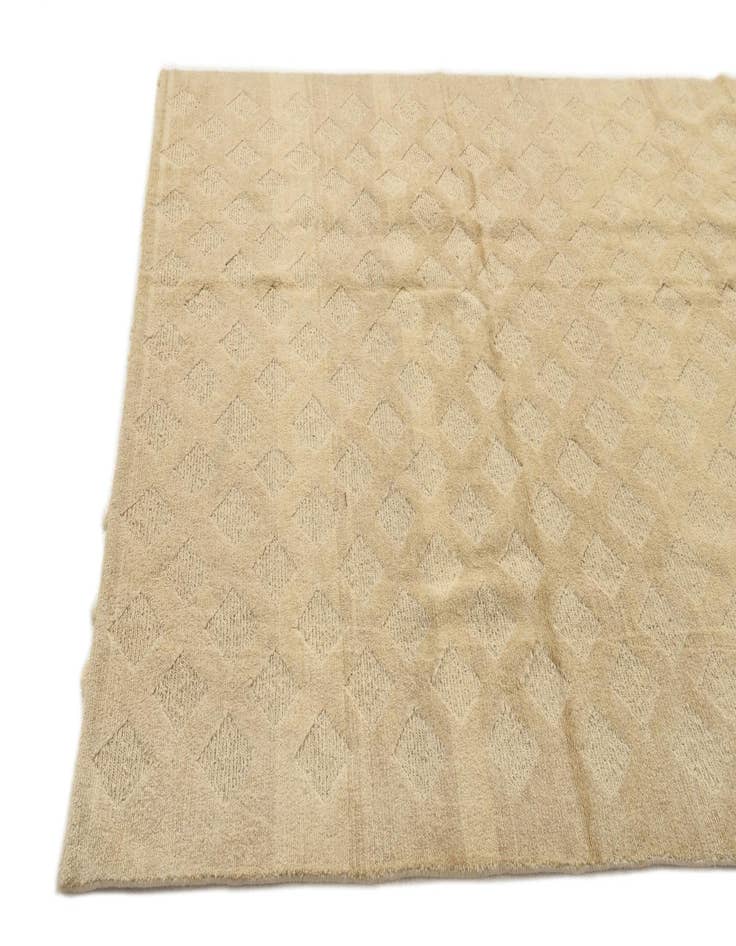 Detail image of  6' 3 x 9' 4  Hand Knotted Moroccan Wool Rug